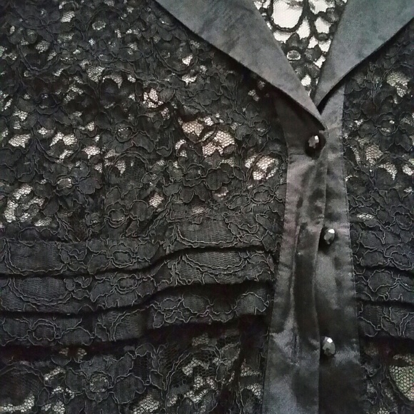 Vintage Jackets & Coats Lace Trench Duster Jacket Topper Longline